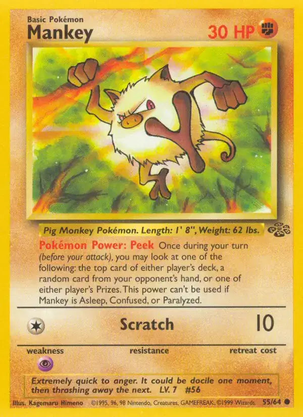 Mankey - 55/64 - Jungle