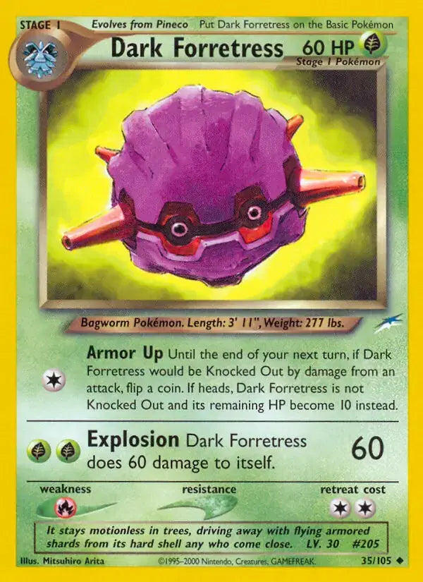 Dark Forretress - 35/105 - Neo Destiny