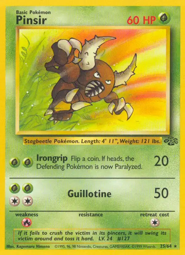Pinsir - 25/64 - Jungle