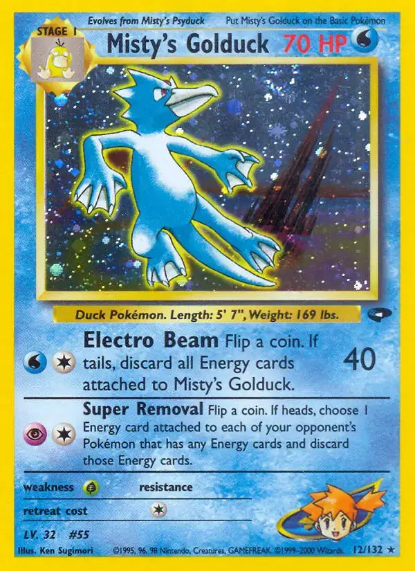 Misty's Golduck - 12/132 - Gym Challenge