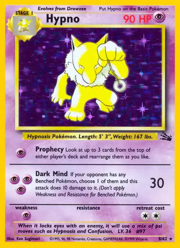 Hypno - 8/62 - Fossil