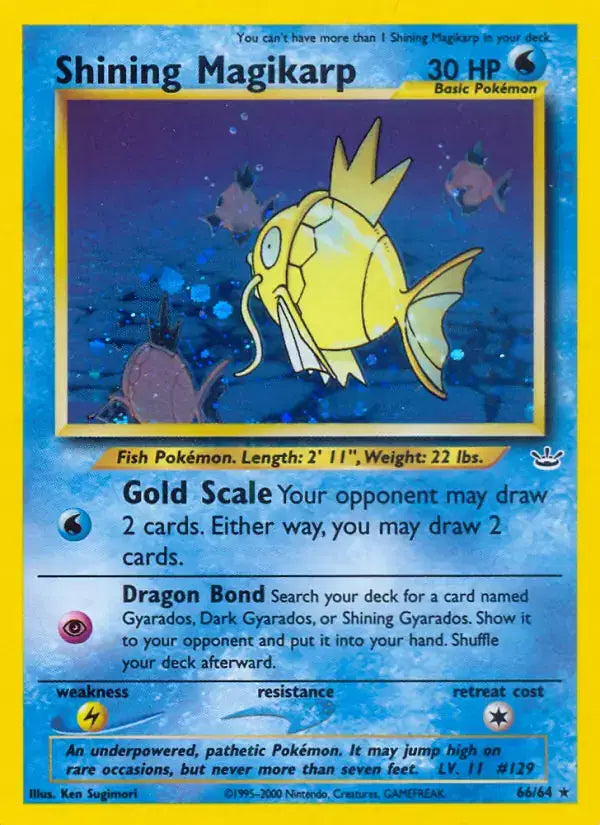 Shining Magikarp - 66/64 - Neo Revelation