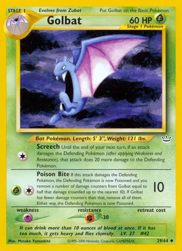 Golbat - 29/64 - Neo Revelation
