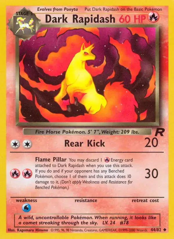 Dark Rapidash - 44/82 - Team Rocket
