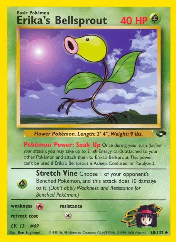 Erika's Bellsprout - 38/132 - Gym Challenge