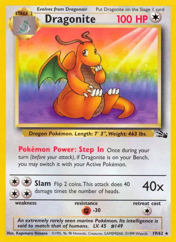 Dragonite - 19/62 - Fossil