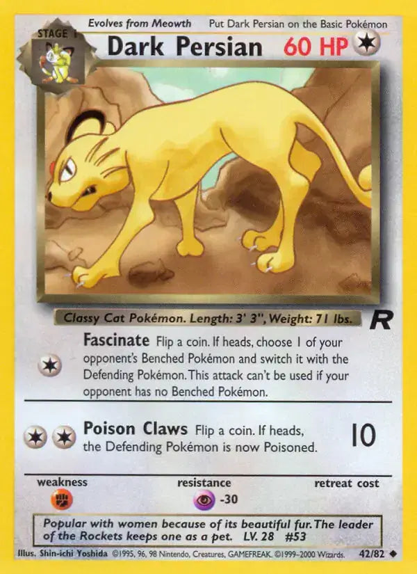 Dark Persian - 42/82 - Team Rocket