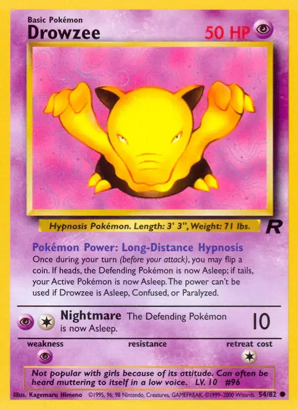 Drowzee - 54/82 - Team Rocket