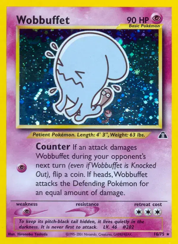 Wobbuffet - 16/75 - Neo Discovery