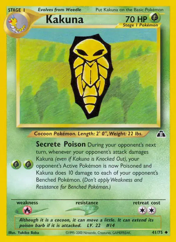 Kakuna - 41/75 - Neo Discovery