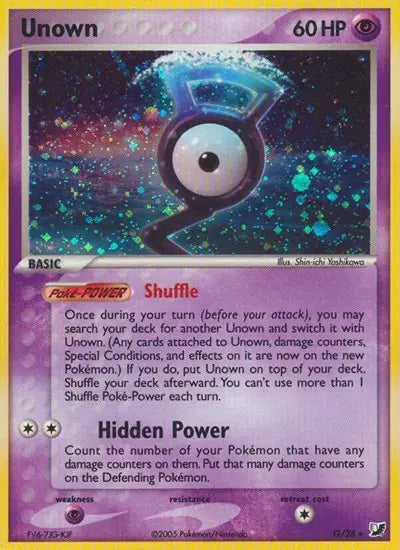 Unown G - G/28 - Unseen Forces