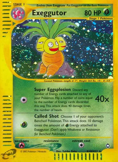 Exeggutor - H10- Aquapolis