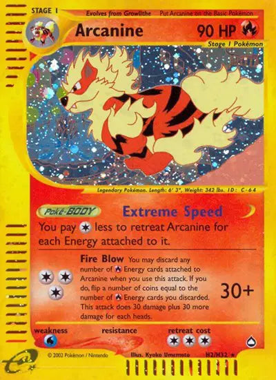 Arcanine  - H2- Aquapolis