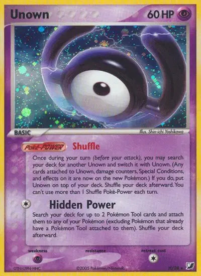 Unown H - H/28 - Unseen Forces