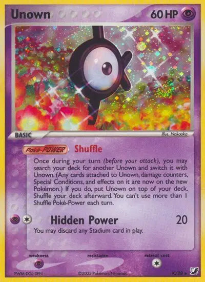 Unown K - K/28 - Unseen Forces