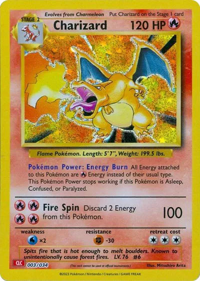 Charizard - 003/034 - CLC - Trading Card Game Classic