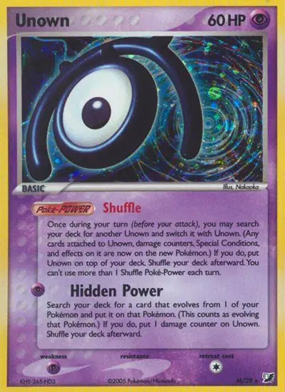 Unown M - M/28 - Unseen Forces