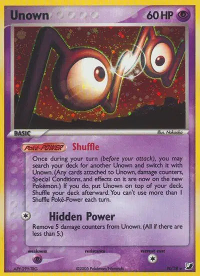 Unown N - N/28 - Unseen Forces