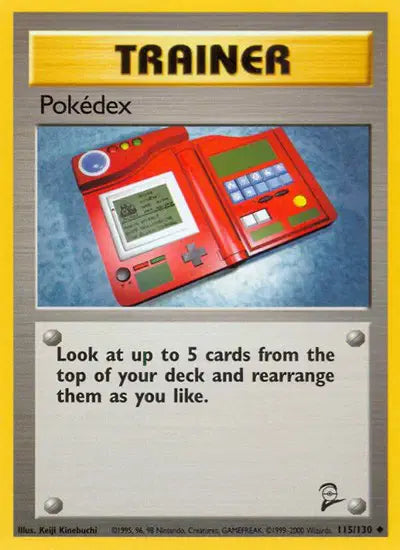 Pokedex - 115/130 - Base Set 2