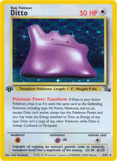 Ditto - 3/62 - 1st Edition - Fossil