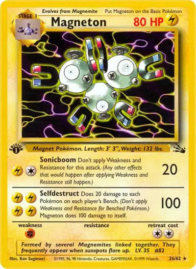 Magneton -26/62 - 1st Edition - Fossil