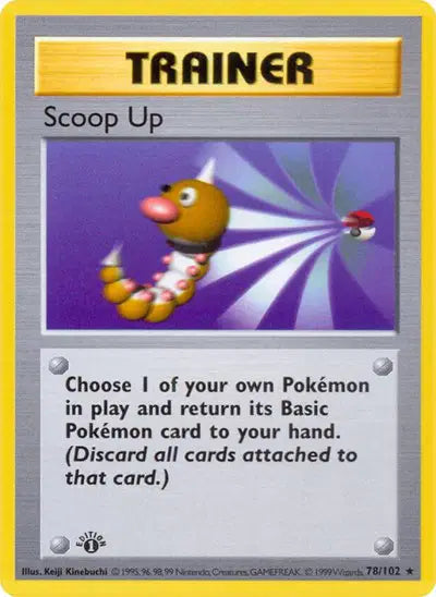 Scoop Up - 78/102 - 1st Edittion - Base Set