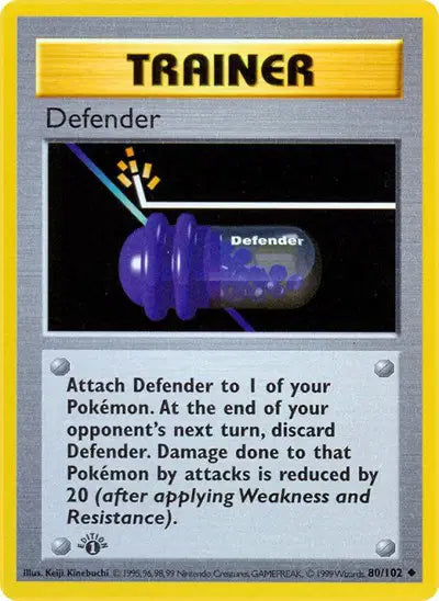 Defender - 80/102 - 1st Edittion - Base Set