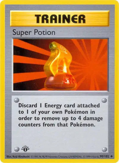 Super Potion - 90/102 - 1st Edittion - Base Set