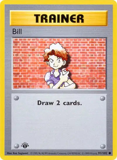 Bill - 91/102 - 1st Edittion - Base Set