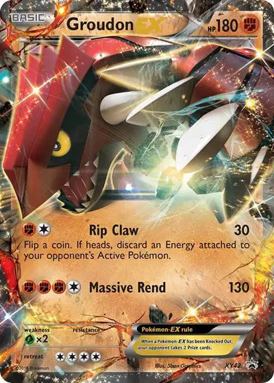 Groudon EX - XY42 - XY Promo