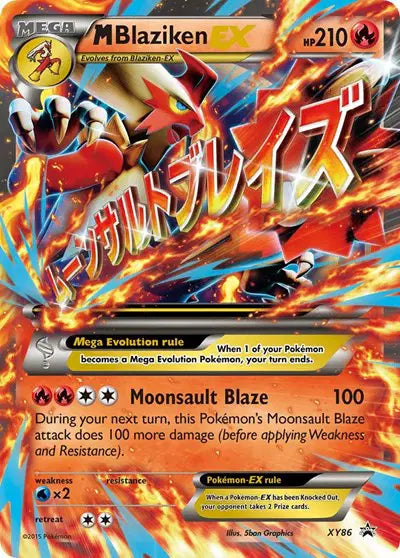 M Blaziken EX - XY86 - XY Promo