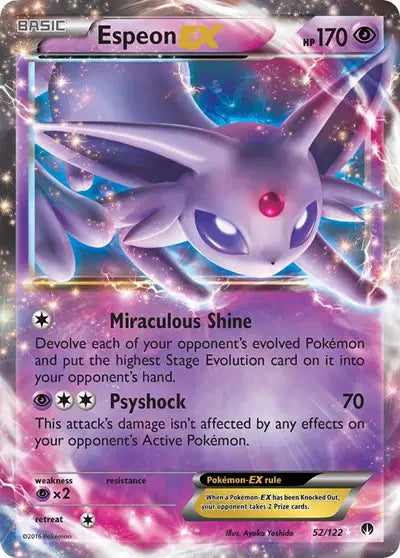 Espeon EX - 52/122 - BREAKpoint