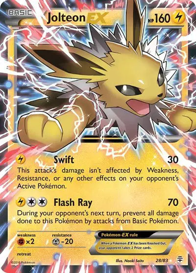 Jolteon EX - 28/83 - Generations