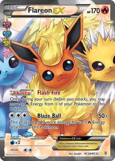 Flareon EX - RC28/RC32 - Radiant Collection
