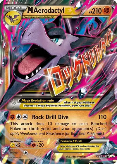 M Aerodactyl EX - XY98 - XY Promo