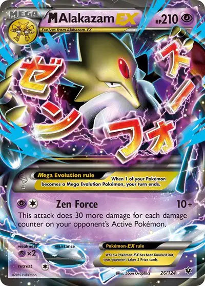 M Alakazam EX - 26/124 - Fates Collide