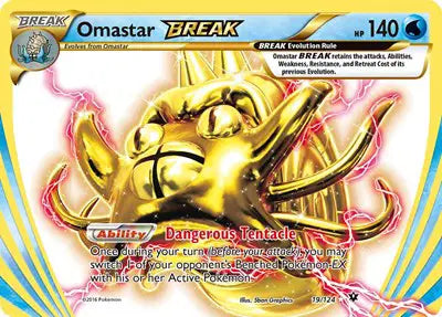 Omastar BREAK - 19/124 - Fates Collide