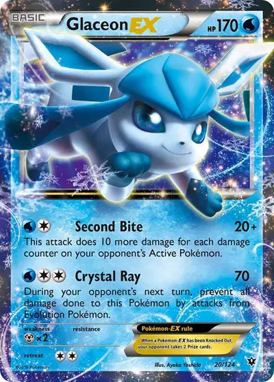 Glaceon EX - 20/124 - Fates Collide