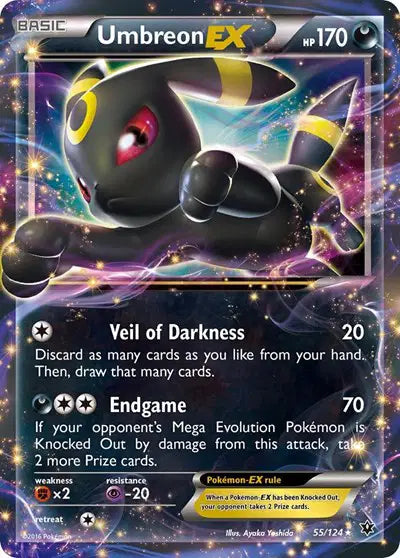 Umbreon EX - 55/124 - Fates Collide