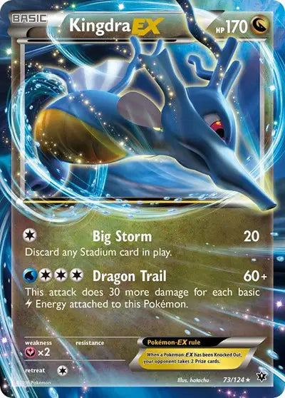 Kingdra EX - 73/124 - Fates Collide