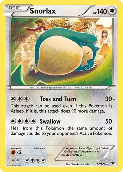 Snorlax - 77/124 - Fates Collide