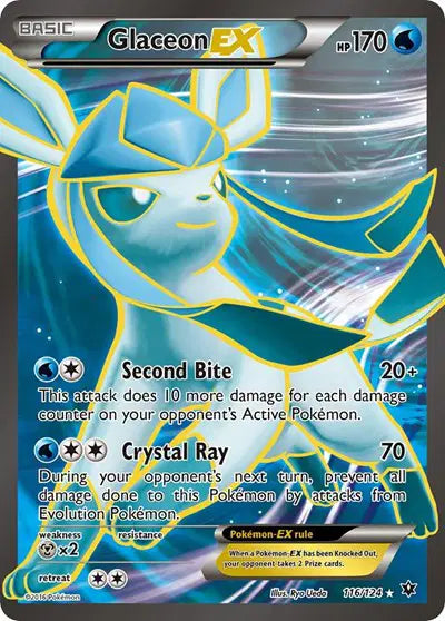 Glaceon EX - 116/124 - Fates Collide