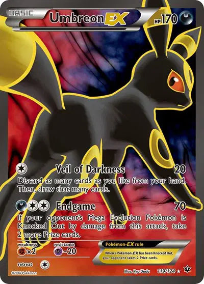 Umbreon EX - 119/124 - Fates Collide