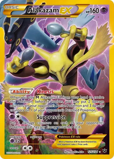 Alakazam EX - 125/124 - Fates Collide