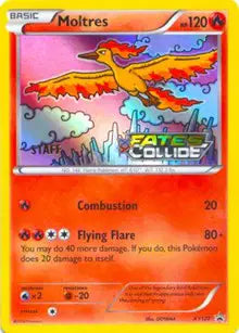 Moltres - XY127 - Staff - XY Promo