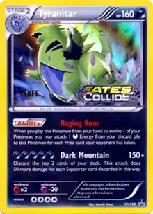 Tyranitar - XY130 - Staff - XY Promo