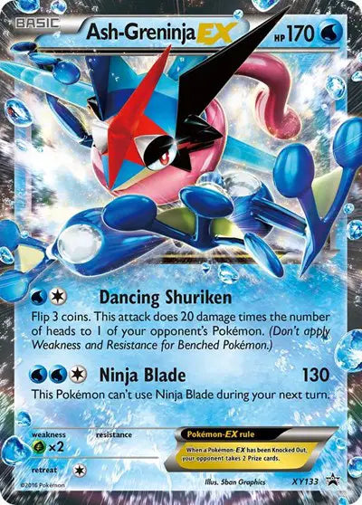 Ash-Greninja ex - XY133 - XY Promo