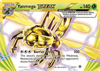 Yanmega BREAK - 8/114 - Steam Siege