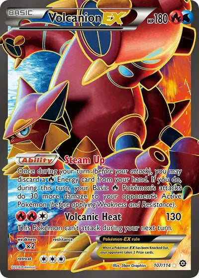 Volcanion EX - 107/114 - Steam Siege