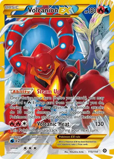 Volcanion EX - 115/114 - Steam Siege